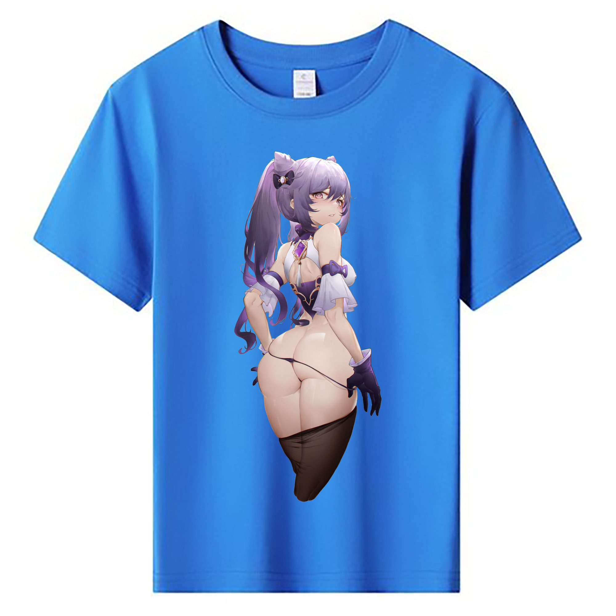 げんし神 刻晴 こくせい genshin Kokusei 綿100％キッズTシャツ（フロントプリント）